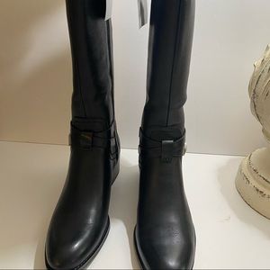 FRANCO SARTO "L-LAPIS" Wide Calf Black 9M - Tall over the knee, NEW in box